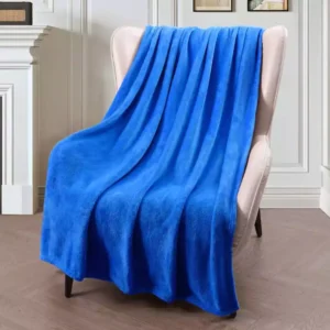 Plain Coral Throw Blankets